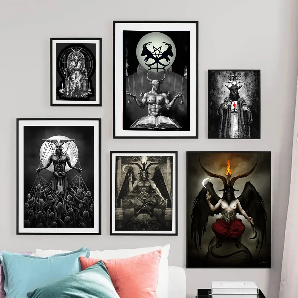 Photography Dark - الظلام الأكاديمية الفن Baphomet الأغنام رئيس
