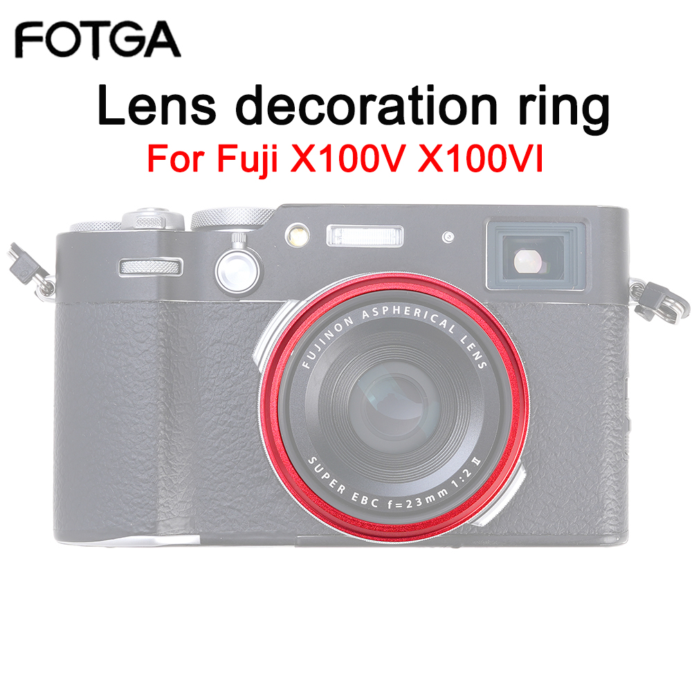 Fujifilm Camera X100Vi - FOTGA عدسة الديكور الدائري لكاميرا فوجي