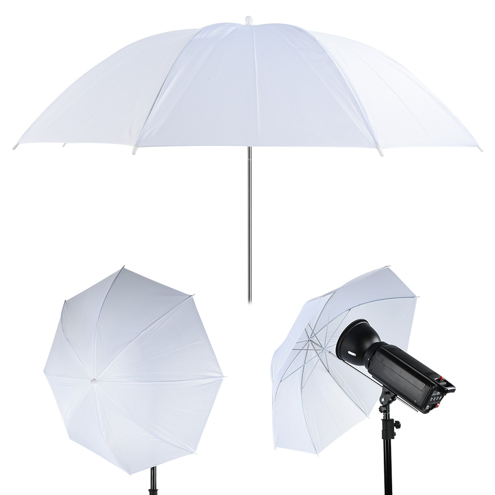 مظلة ناعمة بيضاء شفافة مقاس 33 - مراجعة Photography Umbrella Lights وسعره