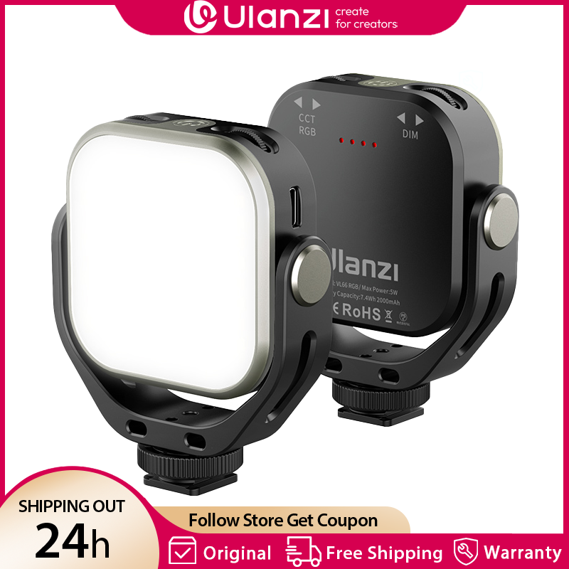 Ulanzi VL66 RGB فيديو لايت 250 - مراجعة Photography Umbrella Lights وسعره