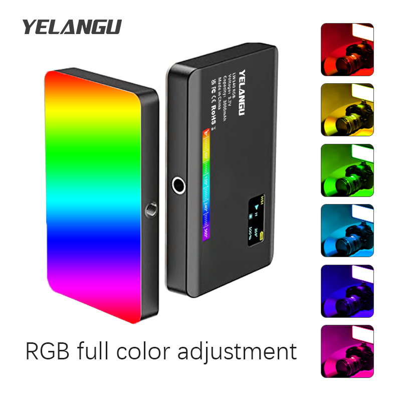 YELANGU RGB LED الفيديو الضوئي - مراجعة Photography Umbrella Lights وسعره