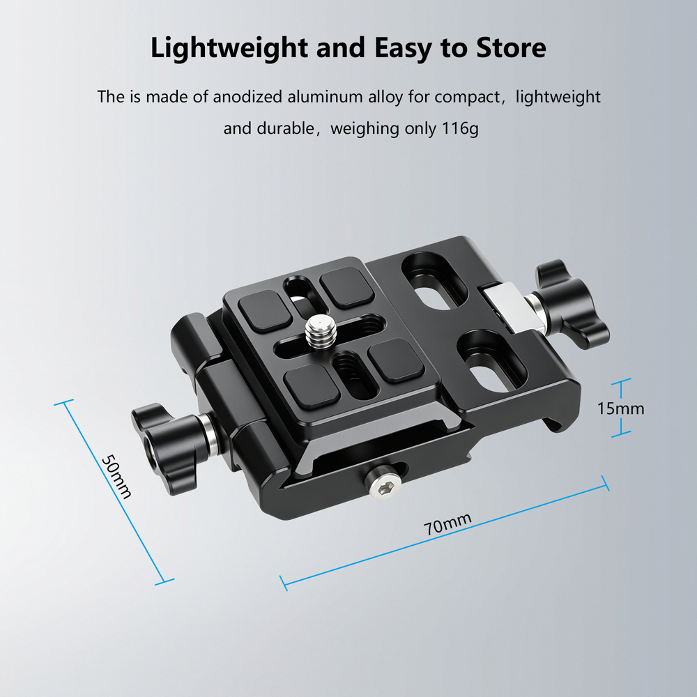 قاعدة تثبيت سريعة من نوع أركا  - مراجعة Camera Cage Baseplate وسعره