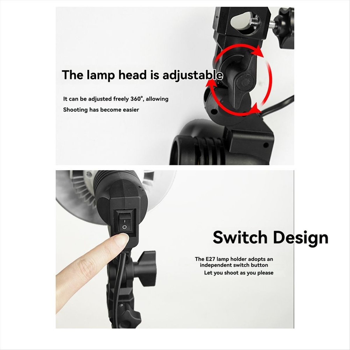 حامل مصباح تصوير A40I بطول 1.8 - مراجعة Photography Umbrella Lights وسعره