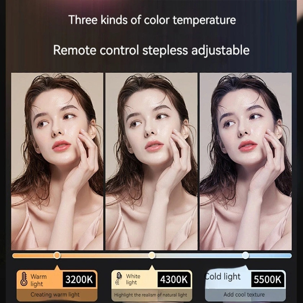 LED RGB ضوء الكاميرا كامل اللو - مراجعة Photography Umbrella Lights وسعره
