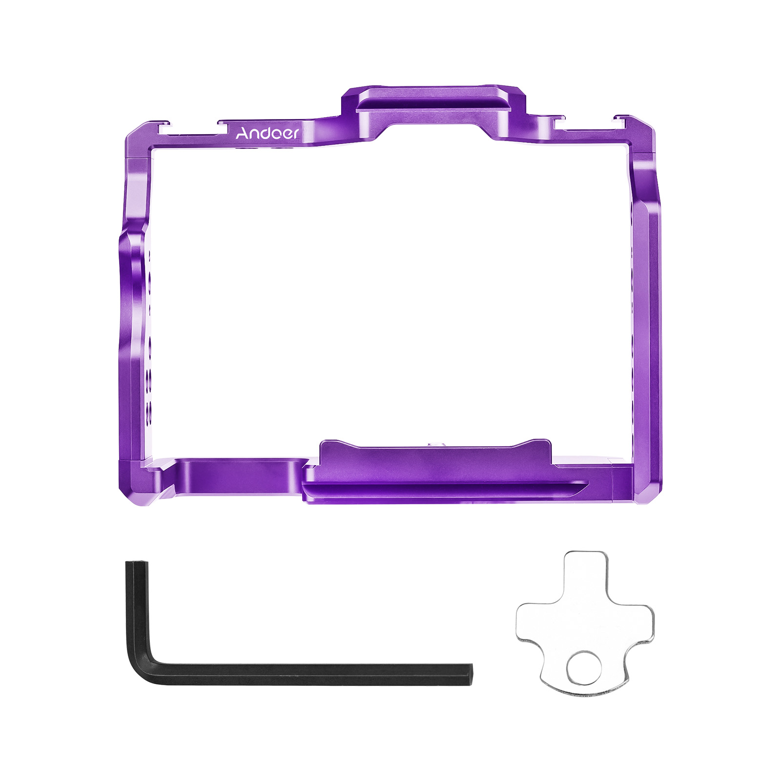 Andoer هيكل قفصي الشكل للكامير - مراجعة Camera Cage Baseplate وسعره