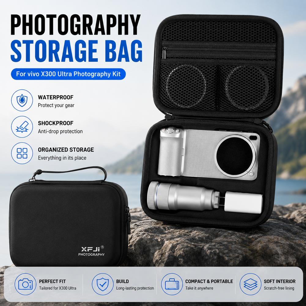 حقيبة تخزين لطقم التصوير الفوت - مراجعة Photography Kit Vivo X300 وسعره